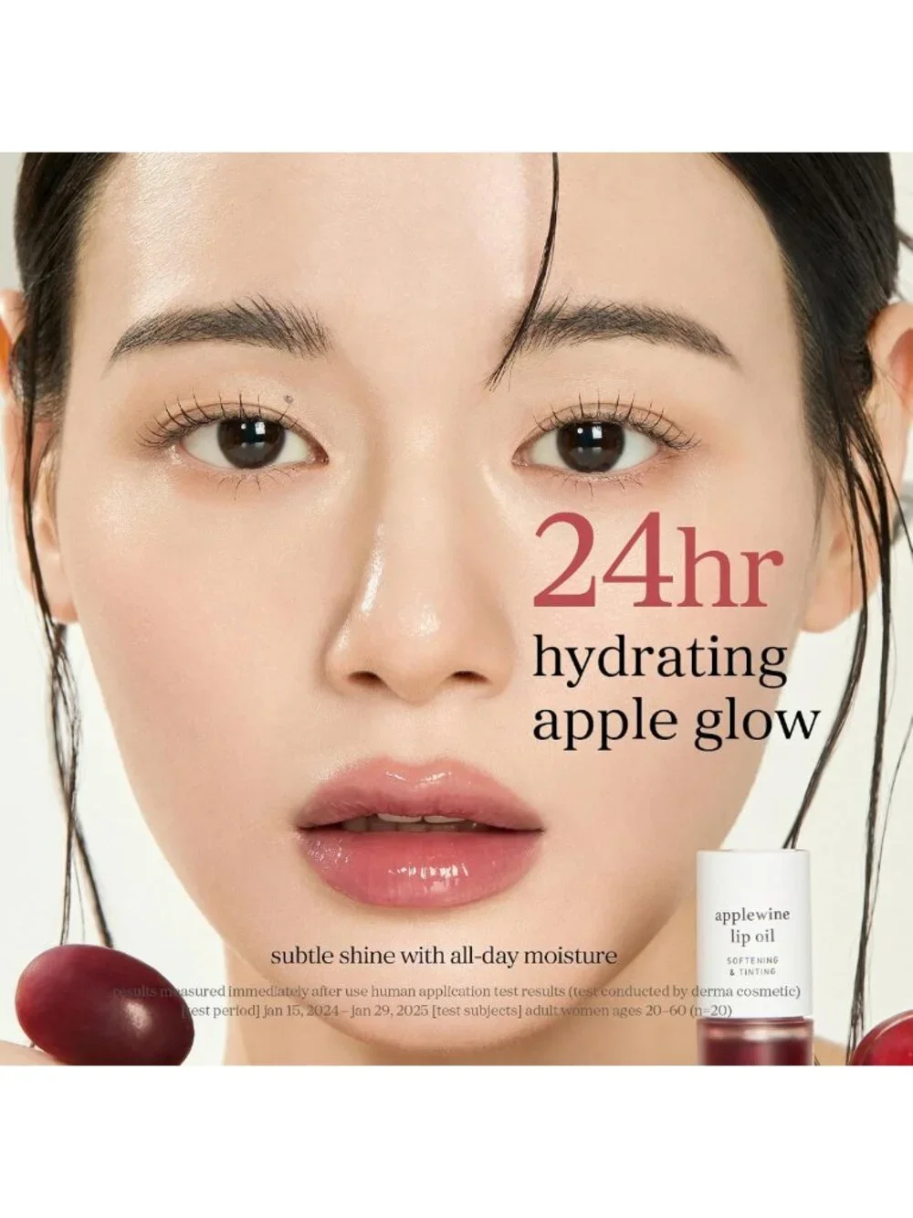 Plumping & Hydrating Tinted Lip Oil - Applewine | 24HR Moisturizing Gloss